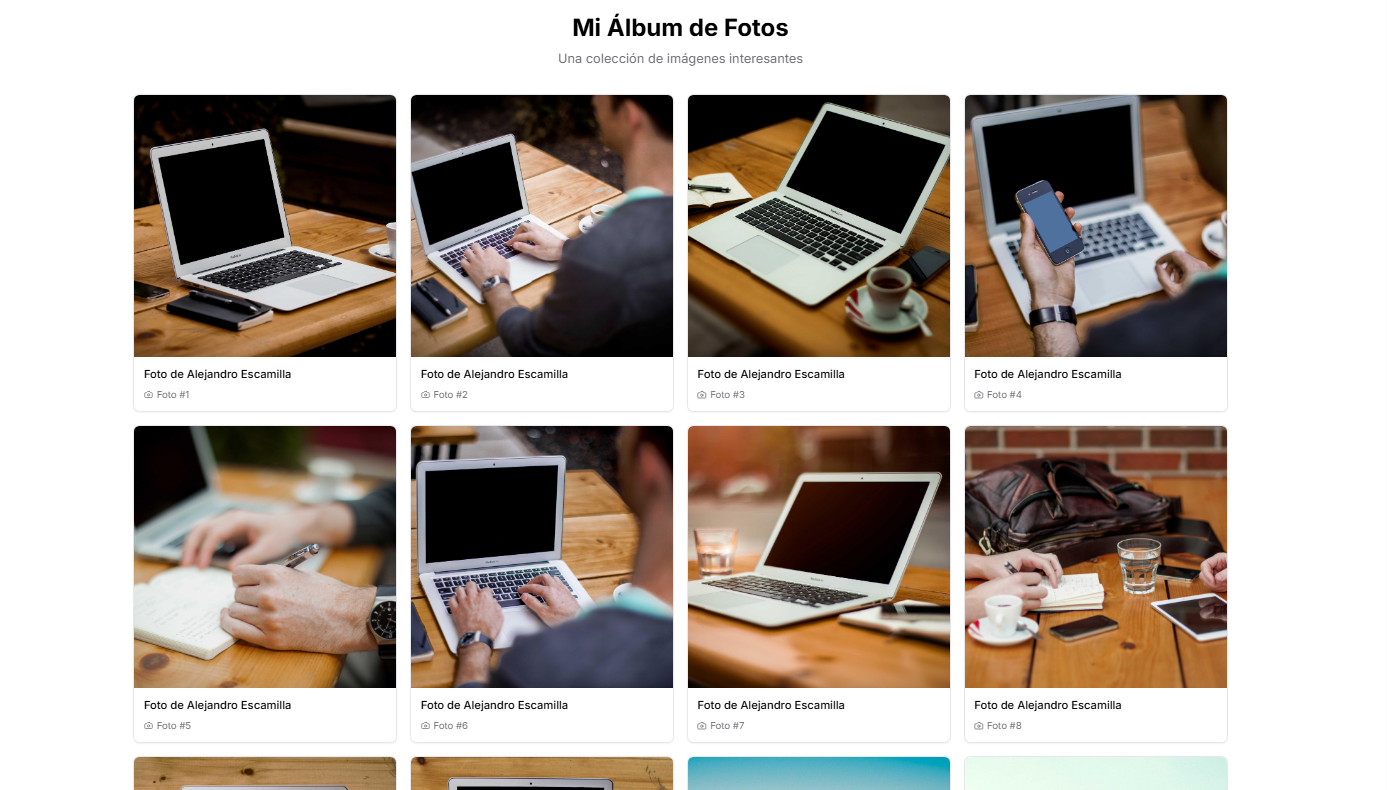 Album Web Project by Samuel Ortiz Ospina