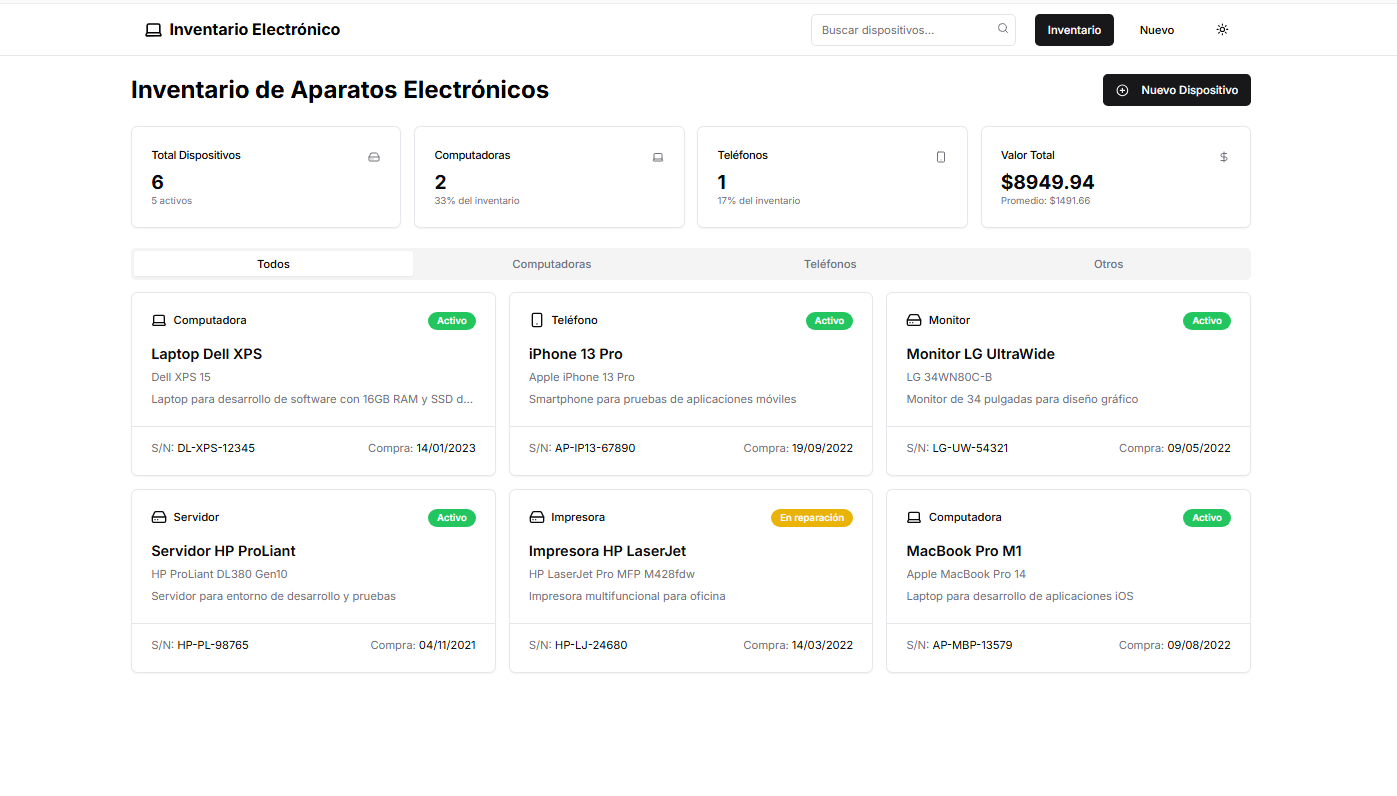 Sistema de Inventario Project by Samuel Ortiz Ospina